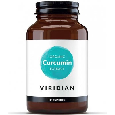 Viridian Nutrition Curcumin Extract 250 mg 30 kapslí Organic – Hledejceny.cz