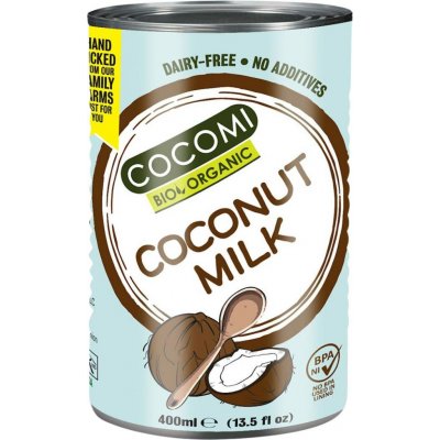 Cocomi BIO Kokosové mléko bez guarové gumy 400 ml – Sleviste.cz