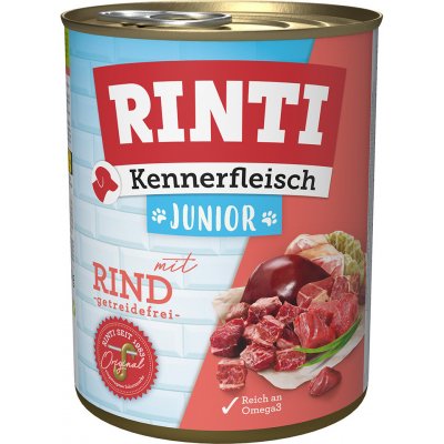 Finnern Rinti Pur Junior Hovězí 6 x 0,8 kg – Hledejceny.cz