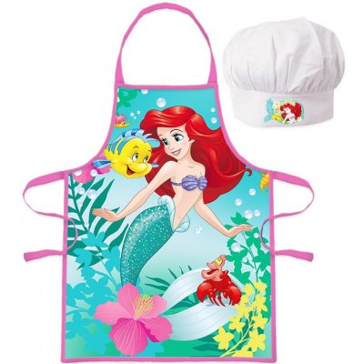 Euroswan dětská zástěra Ariel růžová s čepicí – Hledejceny.cz