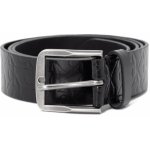 Calvin Klein pánský pásek Classic Flat Lthr belt Aop K50K511518 Černá