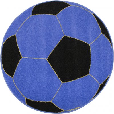 Weltom Fotbalový balón modrý černý