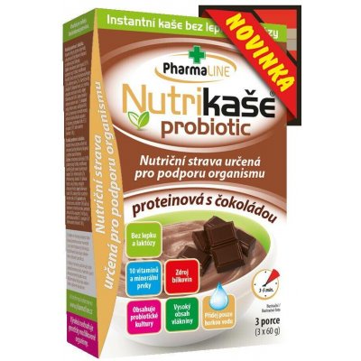 Nutrikaše probiotic proteinová s čokoládou 3x60 g – Sleviste.cz