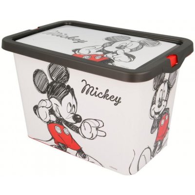 Stor Plastový úložný box Mickey Mouse 7L 02644 – Zboží Mobilmania