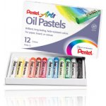Pentel Pastely olejové kulaté 12 barev – Sleviste.cz