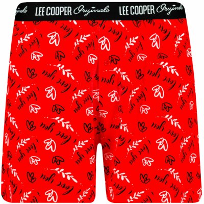 Lee Cooper pánské trenky Love červená – Sleviste.cz