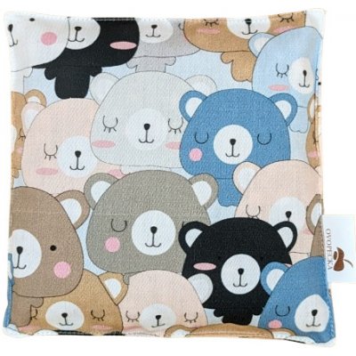 Ovopecka nahřívací polštářek s třešňovými peckami Nyny 15x15 cm – Zboží Mobilmania