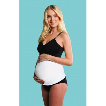 Carriwell těhotenský nastavitelný podpůrný pás přes bříško bílý