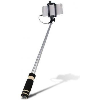SETTY Mini selfie tyč s audio konektorem černá DW_000027