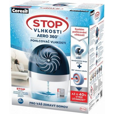 Ceresit Stop vlhkosti Aero 360° přístroj bílý + tableta 450g – Zboží Dáma