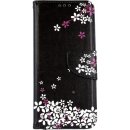 Pouzdro TopQ Xiaomi Redmi Note 7 knížkové Květy sakury