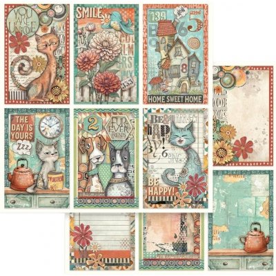 Stamperia oboustranný papír na scrapbook 1 ks Psi a kočky – Hledejceny.cz