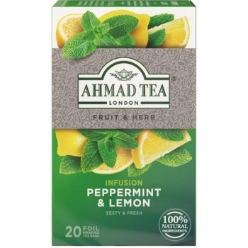 Ahmad Tea Peppermint and Lemon alupack 20 sáčků 1,5