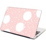 Sablio Samolepka na notebook Bílé fleky - 38x26 cm – Zboží Živě