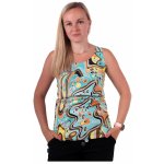 Jožánek kojicí tílko Kateřina tyrkysové vzorované TISK06 – Zboží Dáma