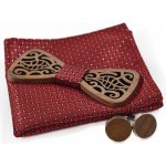 Gaira s kapesníčkem a manžetovými knoflíčky 709035 dřevěný – Zboží Dáma Gaira s kapesníčkem a manžetovými knoflíčky 709035 dřevěný – Zboží Dáma