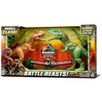 Primal Clash Primal Clash! Dino bitva set Carnotaurus VS Gigantosaurus 21 cm – Zboží Dáma