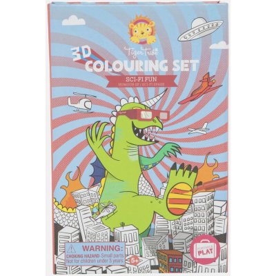 Tiger Tribe 3D Colouring Set Sci Fi Fun – Hledejceny.cz