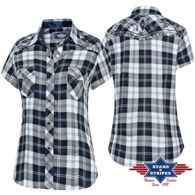 Dámská westernová košile PASADENA BLUE SHORT – Zboží Dáma