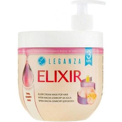 Leganza Elixir Krémová maska na vlasy s Česnekový extrakt 1000 ml