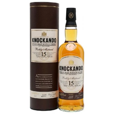 Knockando 15y 43% 0,7 l (tuba) – Hledejceny.cz