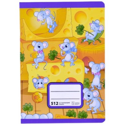 Papírny Brno Školní sešit 512 A5 2 pomocné linky linkovaný – Hledejceny.cz