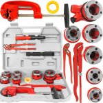 RUČNÍ ZÁVITNICE NA TRUBKY 10 KS 1/4-1 1/14" V07515 – Zboží Dáma