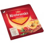 Krolewski Original uzený 45 % přírodní polotvrdý uzený sýr švýcarského typu plátky 100 g – Zboží Mobilmania