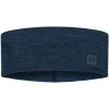 Čelenka Buff Merino Wide Headband solid night blue