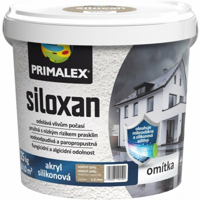 Primalex siloxan fasádní silikonová omítka 25 kg 1.5 mm Roztíraná – Sleviste.cz