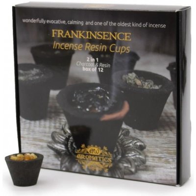 AWM, Ltd, S3 8AL Vonná pryskyřice kalíšky se stojánkem - Kadidlo - 12 Ks – Zboží Dáma