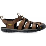 Keen Clearwater Cnx Leather M sandály KEN12010794 dark earth black – Hledejceny.cz