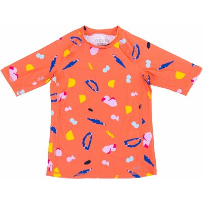 Wouki dětské UV triko s krátkým rukávem Ruwa Coral