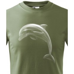 dětské tričko Delfín, Military 69