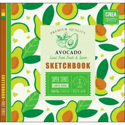 Sketchbook AVOCADO 20 x 20 cm – Zboží Mobilmania