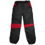 Dětské softshellové kalhoty jarní Černá Červená
