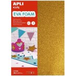 APLI pěnovka se třpytkami 210 x 297 mm mix 4 barev 4 ks – Sleviste.cz