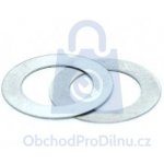 Podložka distanční vymezovací, DIN 988, tl. 0,25 mm, nerez A2 10 x 16 x 0,25 - hobby balení, balení 1 ks – Sleviste.cz