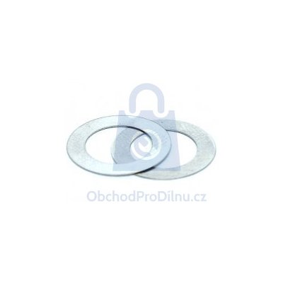 Podložka distanční vymezovací, DIN 988, tl. 0,25 mm, nerez A2 10 x 16 x 0,25 - hobby balení, balení 1 ks – Sleviste.cz