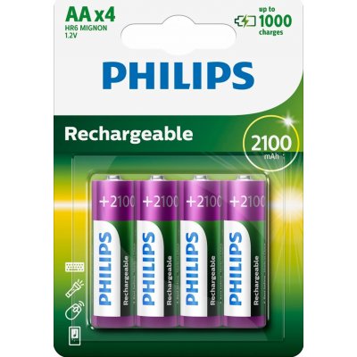 Philips AA 2100mAh 4ks R6B4A210/10 – Zboží Živě