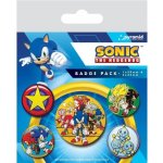 Pyramid International sada placek Sonic Speed Team – Zboží Dáma