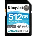 Kingston SDXC Class 10 512 GB SDG3/512GB – Hledejceny.cz