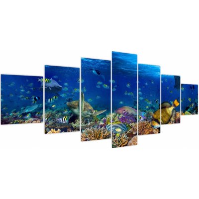 Obraz - Oceán, sedmidílný 210x100 cm – Hledejceny.cz