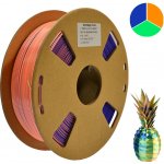 RoyalFilaments PLA SILK, 1,75 mm, 1kg, Tricolor BlueGreenOrange – Zboží Živě