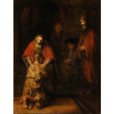 Rembrandt - Návrat ztraceného syna 110 cm x 85 cm – Zboží Mobilmania