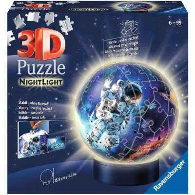 Ravensburger 3D puzzleball Svítící Astronaut 72 ks – Sleviste.cz
