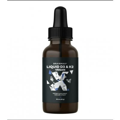BrainMax Vegan Liquid D3 & K2, 30 ml – Hledejceny.cz