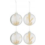 Set čtyř skleněných vánočních ozdob J-line Flea 10 cm – Hledejceny.cz