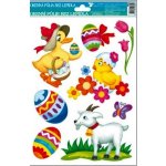 Room Decor Okenní fólie bez lepidla velikonoční s kůzletem 30 x 20 cm – Zboží Dáma