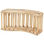 Trixie Jesličky na seno samostatně stojící z opalovaného dřeva 37 x 19 x 13 cm – Zboží Mobilmania